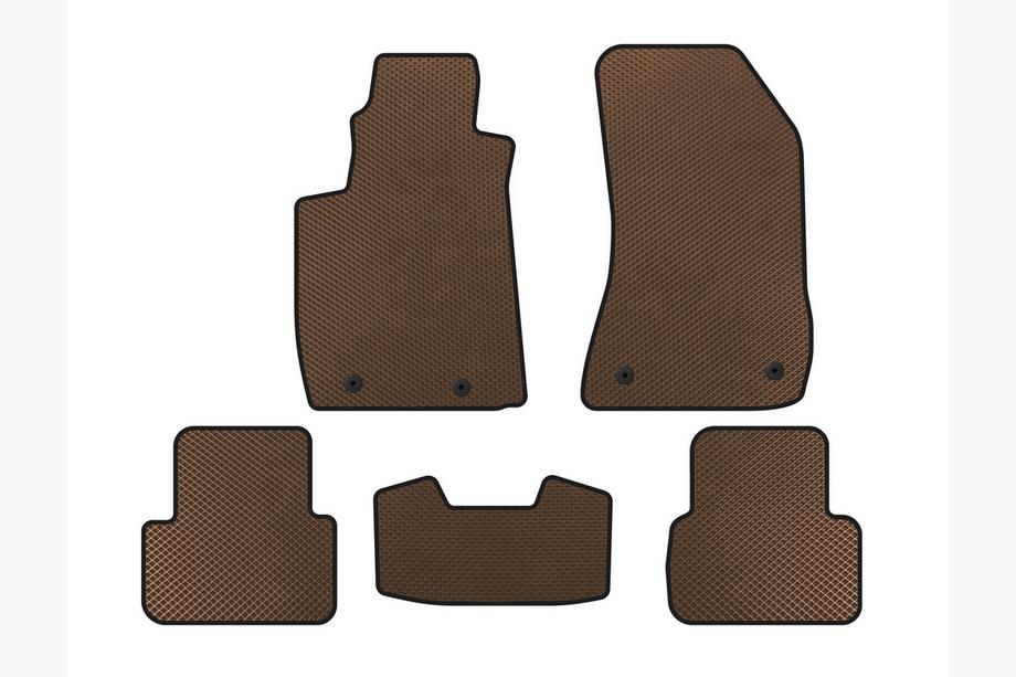 Alfa Romeo 159 2005–2011 EVA avtomobilske preproge V-2 (Rjava) Image