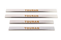 Volkswagen Touran 2003–2010 Vstopne letve pragov Carmos (4 kosi, nerjaveče jeklo) fotografija 2