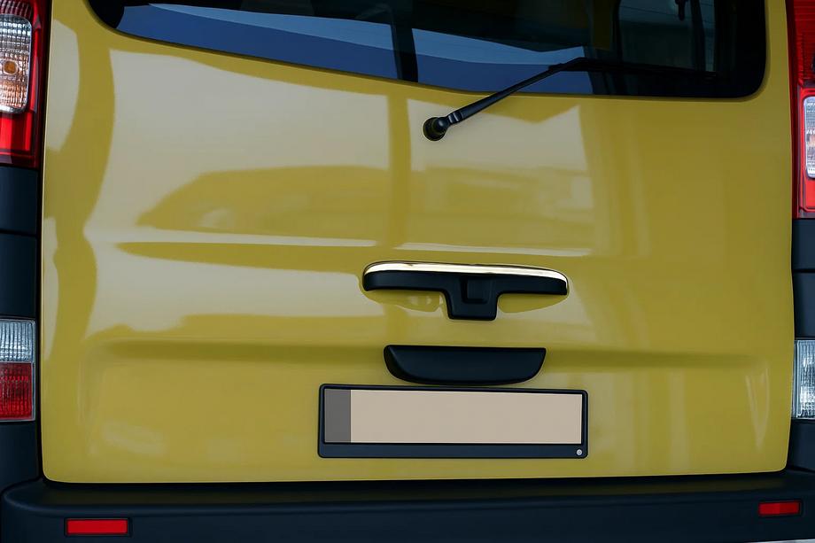 Renault Trafic 2001–2015 Kromirana letev za zadnji ročaj (zgornja, nerjavno jeklo) Image