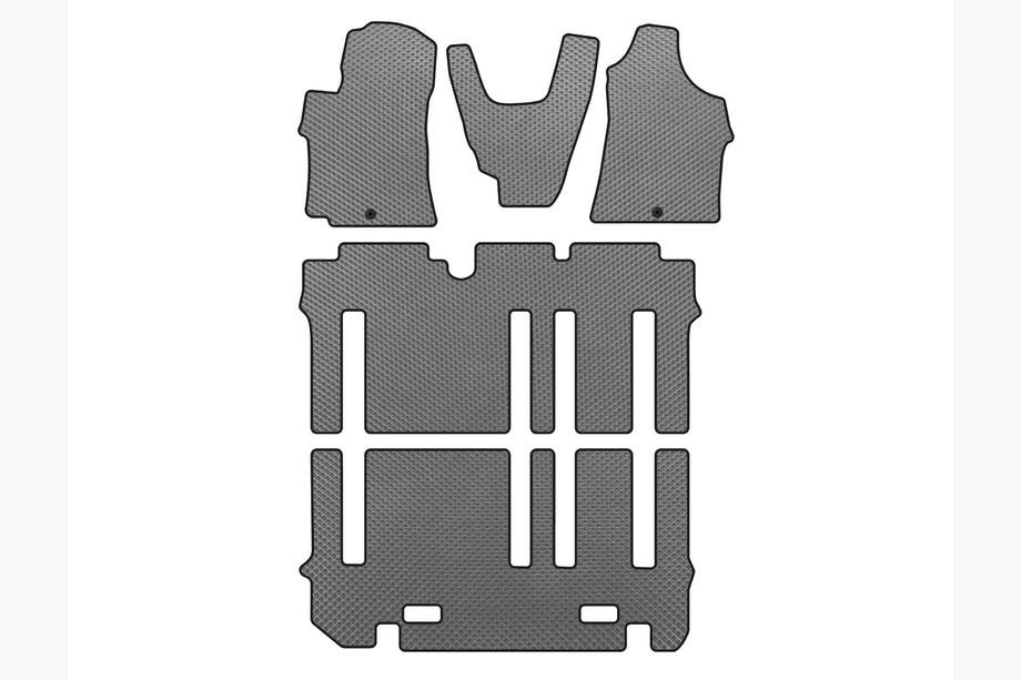 Hyundai H300, H1, Starex 2008–2020 EVA avtomobilske preproge (celotna kabina, sive) Image