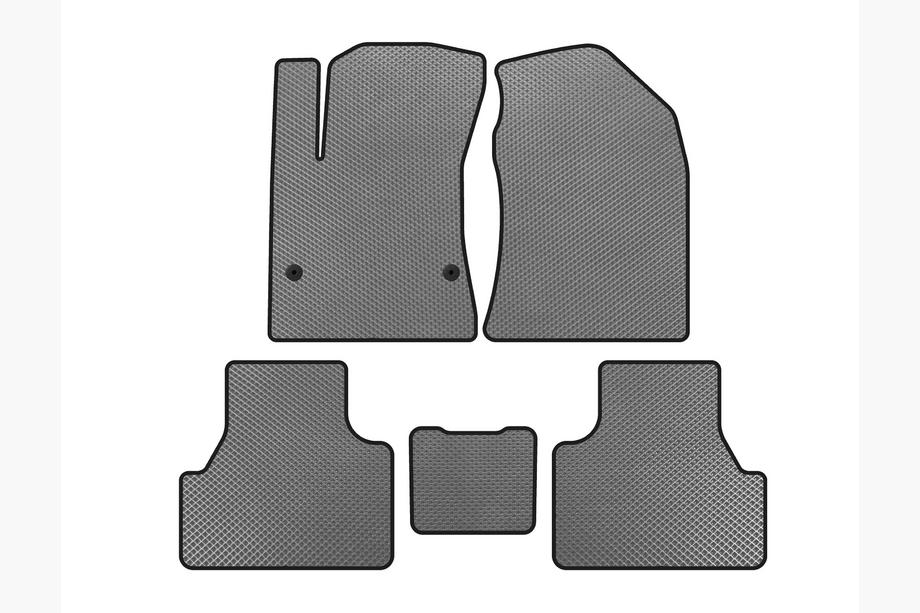 Hyundai Kona 2017–2023 EVA V2 avtomobilske preproge (Electro, sive) Image