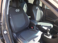Hyundai Accent 2011–2017 Avtoprevleke (umetno usnje↗tkanina, Premium) fotografija 16
