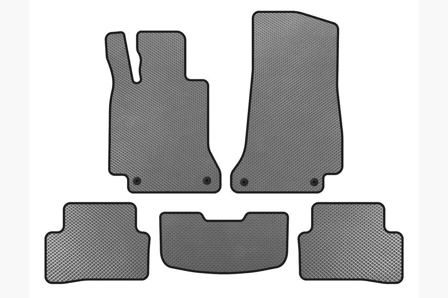 Mercedes C-class W205 2014–2021 EVA avtomobilske preproge (SD, sive) Image