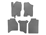 Nissan Navara 2006–2015 EVA avtomobilske preproge (brez odlagalnih predalov, sive) fotografija 1