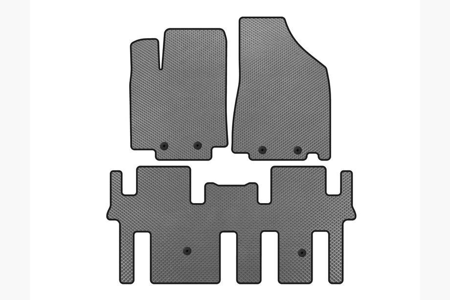 Nissan Pathfinder R52 2012–2021 EVA talne preproge (2 vrsti, sive) Image
