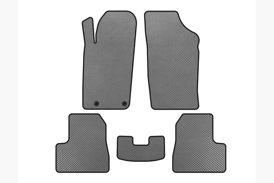 Peugeot 206 1998–2024 EVA talne preproge za kabino (2009-2013, sive) Image