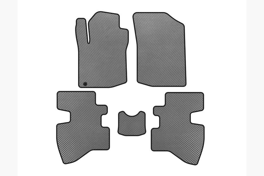 Toyota Aygo 2007–2014 EVA tepihi za notranjost (2007-2009, HB, 3-vratni, Siva) Image