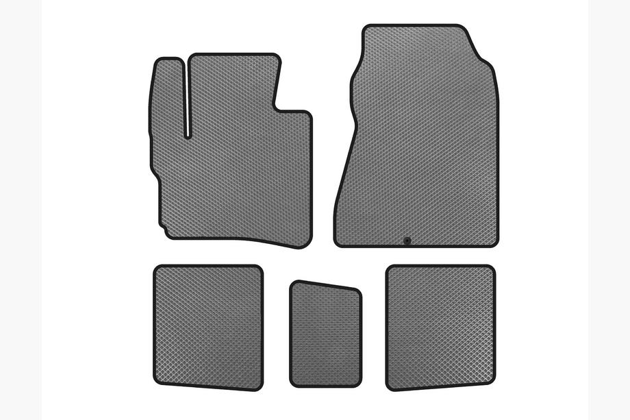 Toyota IQ 2008–2015 EVA talne preproge za avto (HB, sive) Image