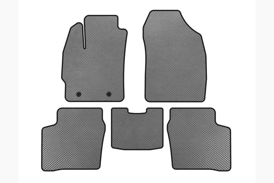 Toyota Prius 2003–2009 EVA avtomobilske preproge za notranjost (LB, sive) Image