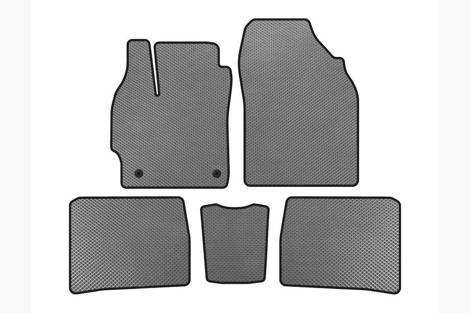 Toyota Prius 2009–2015 EVA avtomobilske preproge za notranjost (LB, sive) Image