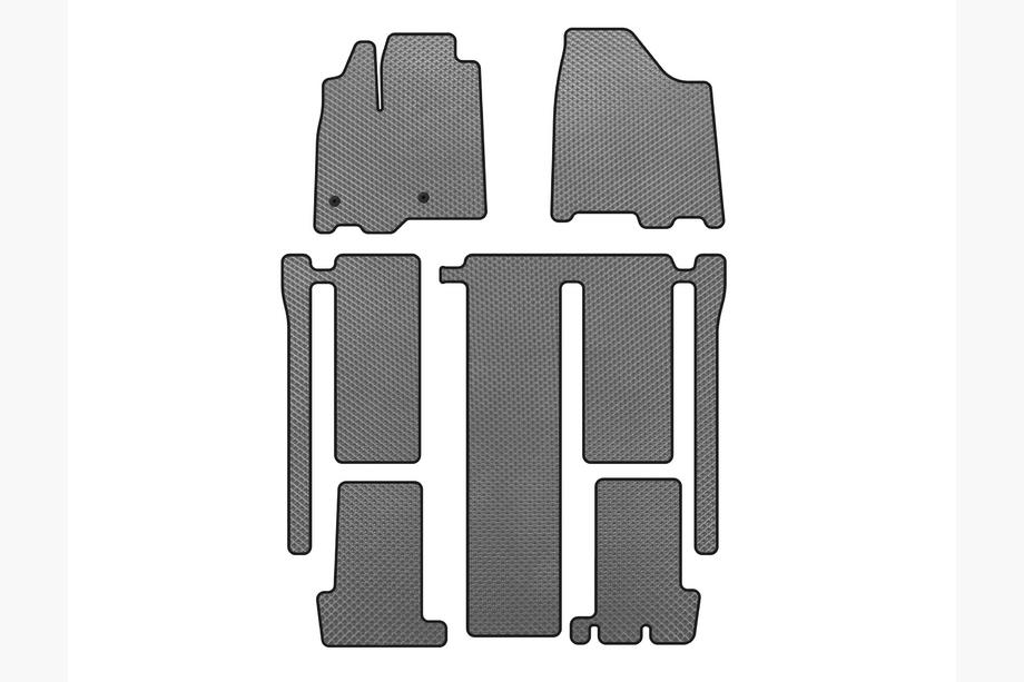 Toyota Sienna 2010–2020 EVA preproge za notranjost (3 vrste, siva) Image