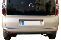 Opel Combo 2012–2018 Obroba zadnjega stekla (nerjavno jeklo) fotografija 5