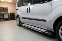 Opel Combo 2012–2018 Stranske stopnice Rainbow (2 kosa, aluminij) fotografija 1