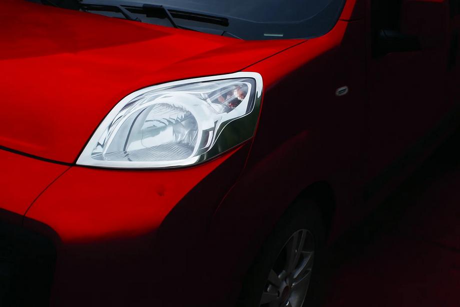 Peugeot Bipper 2008–2017 Obrobe žarometov (2 kosa, nerjavno jeklo) Image