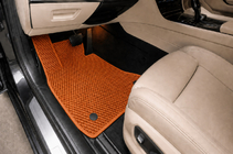 BMW serija 7 F01/F02 2008–2015 EVA preproge za notranjost (za F01, oranžne) fotografija 1