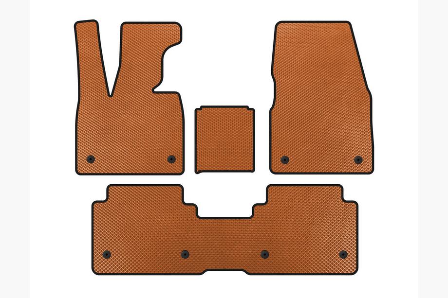 BMW I3 2013–2022 EVA talne preproge (Oranžna) Image