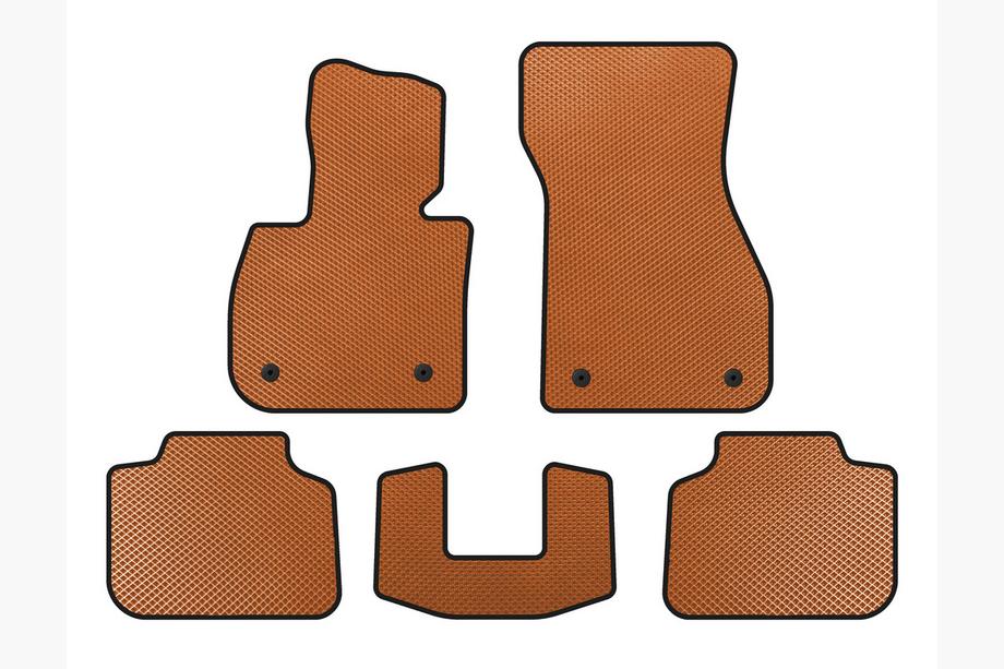 BMW X1 F48 2015–2022 EVA talne preproge (Oranžna) Image