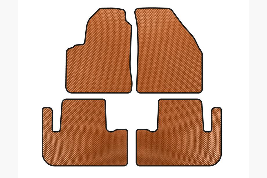Chevrolet Tacuma/Rezzo 2000–2008 EVA talne preproge (Oranžna) Image