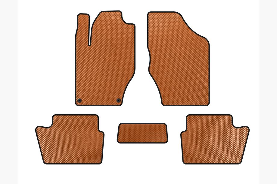 Citroen DS-4 2010–2015 EVA preproge za notranjost (HB, pred prenovo, oranžne) Image