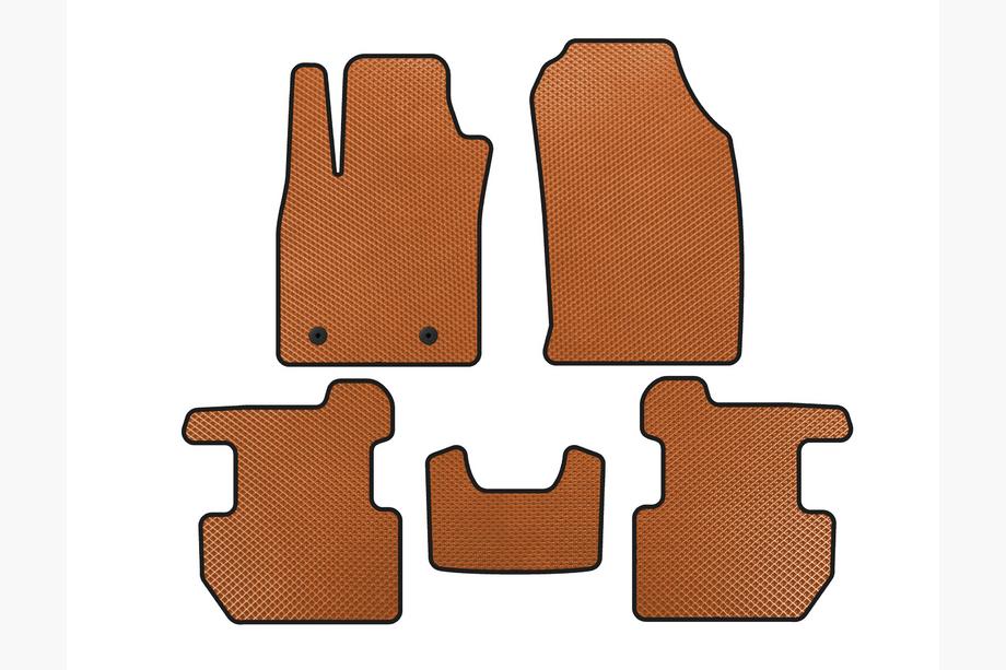 Ford Ecosport 2013–2022 EVA talne preproge (2018-2022, oranžni) Image