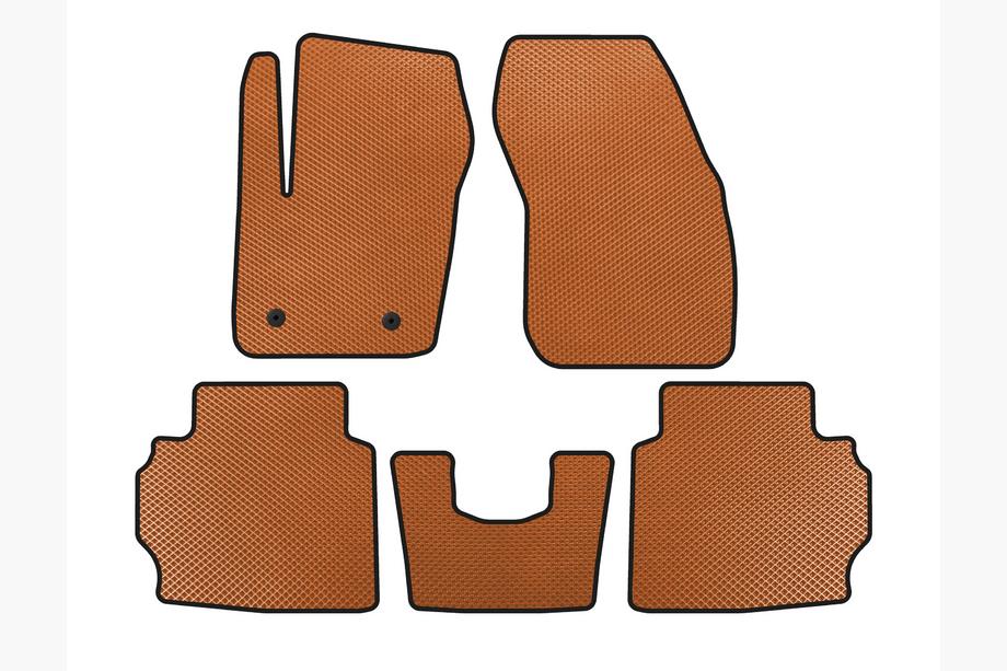 Ford Mondeo 2014–2022 EVA avtomobilske preproge (LB, Oranžna) Image