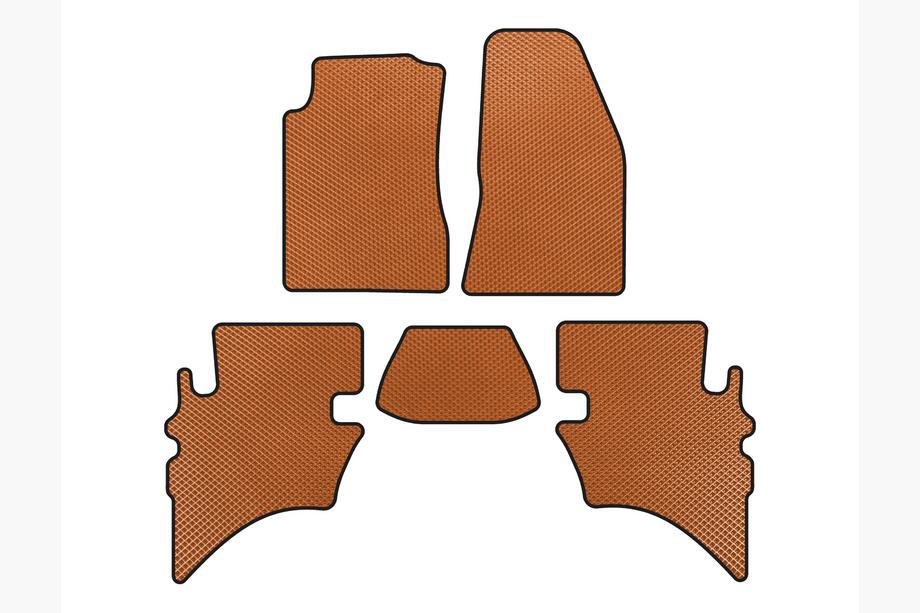 Ford Ranger 2002–2006 EVA talne preproge (Oranžna) Image