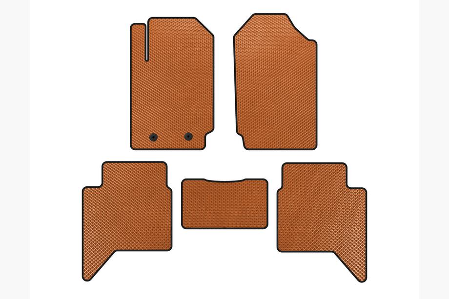 Ford Ranger 2011–2022 EVA talne preproge (Oranžna) Image