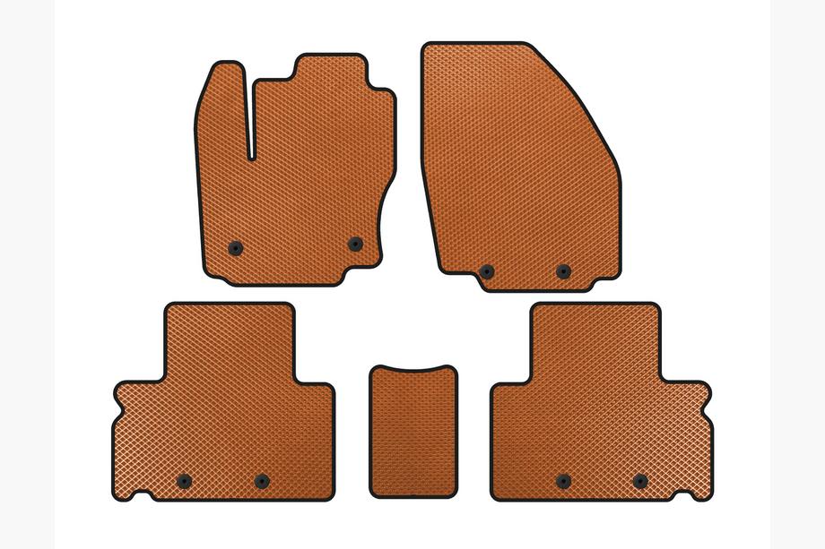 Ford S-Max 2007–2014 EVA talne preproge (Oranžna) Image