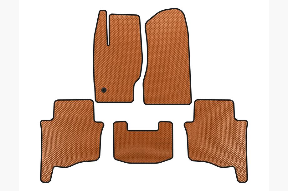 Jeep Grand Cherokee WK 2004–2010 EVA talne preproge (Oranžna) Image