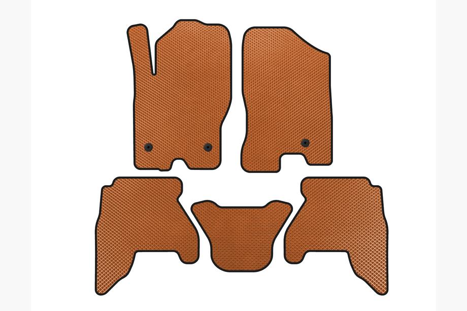 Nissan Pathfinder R51 2005–2014 EVA preproge za avto (2 vrsti, oranžna, 2010-2014) Image