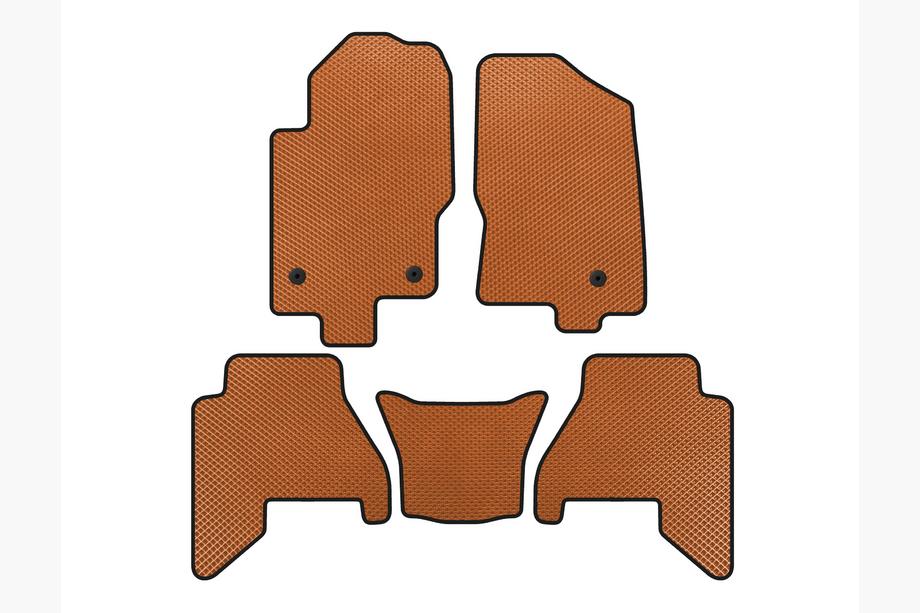 Nissan Pathfinder R51 2005–2014 EVA V2 talne preproge (2 vrsti, oranžne, 2010-2014) Image