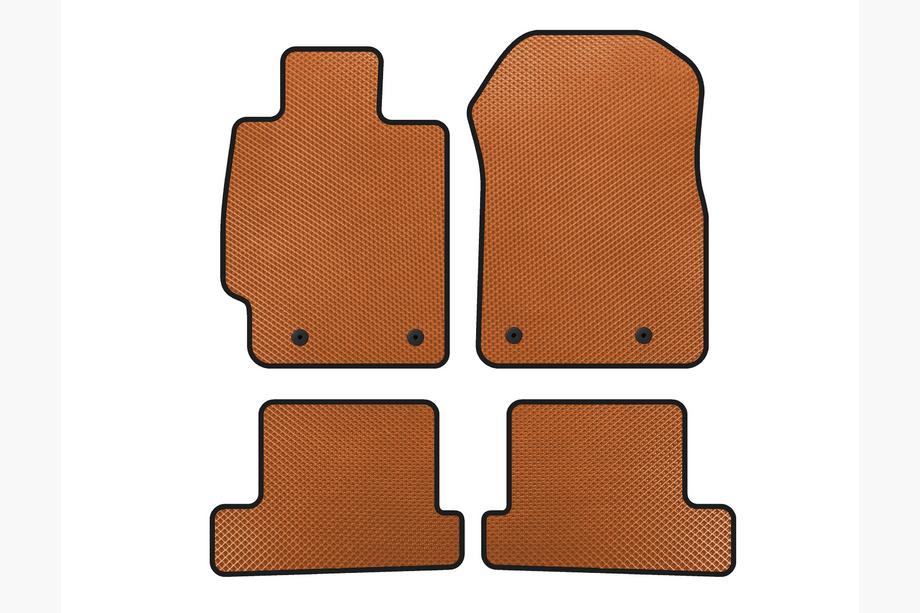 Subaru BRZ 2012–2021 EVA talne preproge za avto (Kupe, Oranžna) Image