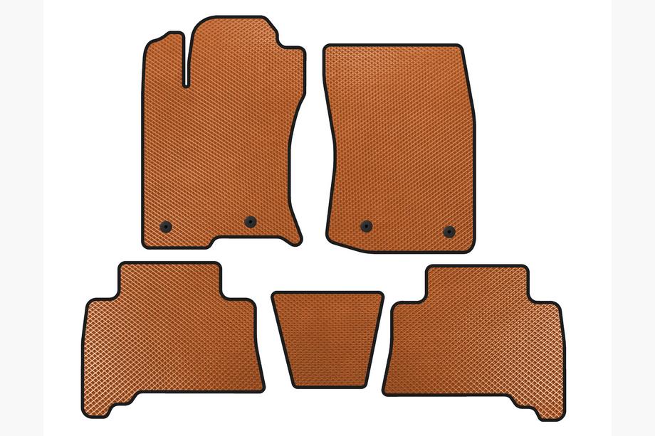 Toyota 4Runner 2009–2024 EVA tepihi za notranjost (2009-2014, Oranžna) Image