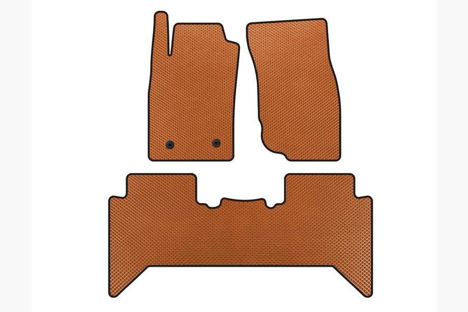 Toyota Hilux 2006–2015 EVA V2 tepihi za avto (Oranžni) Image
