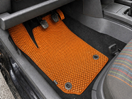 Volkswagen Polo 2001–2009 EVA tepihi za avto (HB, 3/5-vratni, oranžni) fotografija 1