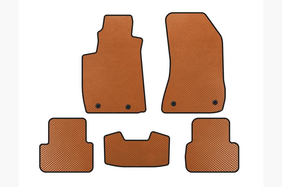Alfa Romeo 159 2005–2011 EVA preproge za avto V-2 (Oranžna) Image
