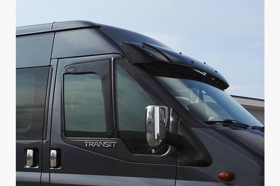Ford Transit 2000–2014 Vizir na vetrobransko steklo (črn sijaj, 5 mm) Fotografija 7