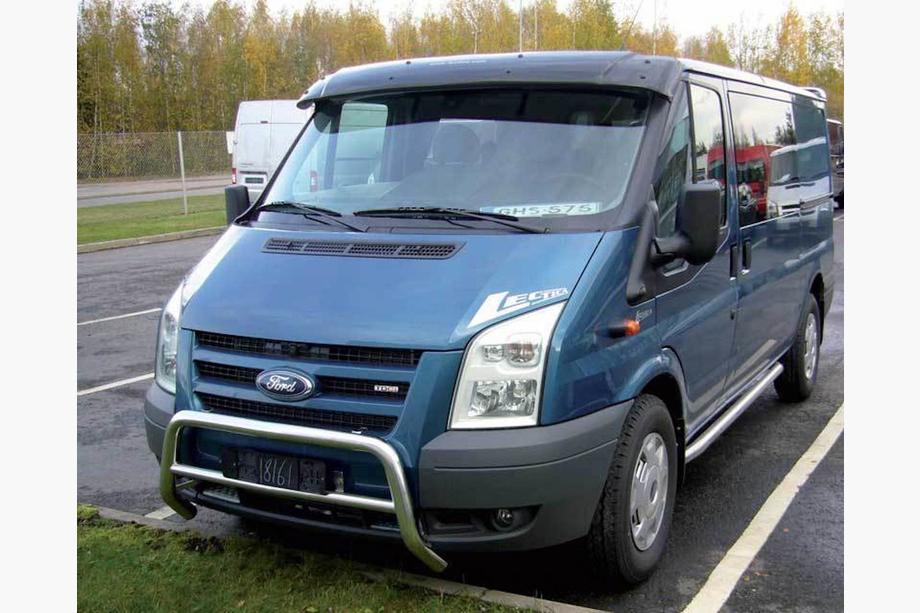Ford Transit 2000–2014 Vizir na vetrobransko steklo (črn sijaj, 5 mm) Fotografija 11
