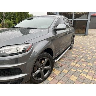 Stranski pragovi Fullmond (2 kosa, aluminij) Audi Q7 2005–2015 fotografija 2