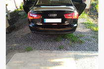 Audi A6 C7 2011–2017 Zaščitna letev roba prtljažnika (nerjaveče jeklo) OmsaLine - italijansko nerjavno jeklo fotografija 5