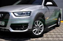 Audi Q3 2011–2019 Stranski pragovi Allmond (2 kosa, aluminij) fotografija 3