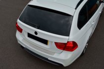 BMW serija 3 E90/E91 2005–2011 Nerjaveča obloga zadnjega odbijača (2006-2008, SW, nerj.) fotografija 1