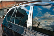 BMW X5 E70 2007–2013 Moldingi stebričkov vrat (nerjavno jeklo) fotografija 2