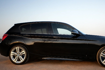 BMW serija 1 F20/F21 2011–2019 Okenska letev (nerjaveče jeklo) fotografija 3