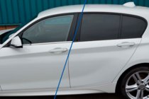 BMW serija 1 F20/F21 2011–2019 Okenska letev (nerjaveče jeklo) fotografija 12