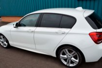 BMW serija 1 F20/F21 2011–2019 Okenska letev (nerjaveče jeklo) fotografija 11