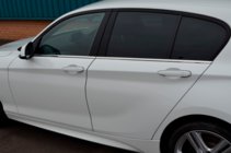 BMW serija 1 F20/F21 2011–2019 Okenska letev (nerjaveče jeklo) fotografija 10