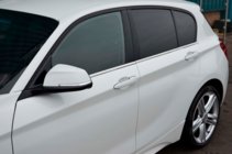 BMW serija 1 F20/F21 2011–2019 Okenska letev (nerjaveče jeklo) fotografija 2