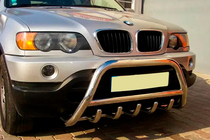 BMW X5 E53 1999–2006 Prednji zaščitni lok WT003 (nerjavno jeklo) fotografija 2