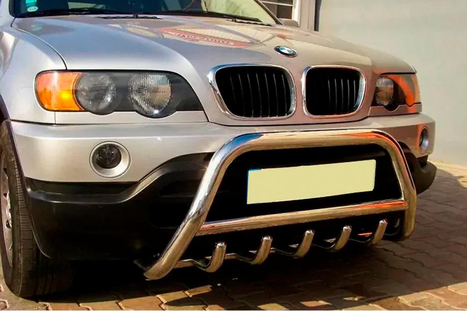 BMW X5 E53 1999–2006 Prednji zaščitni lok WT003 (nerjavno jeklo) Fotografija 2